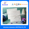 Custom Design Luxury Elegant White Wedding Invitation Card